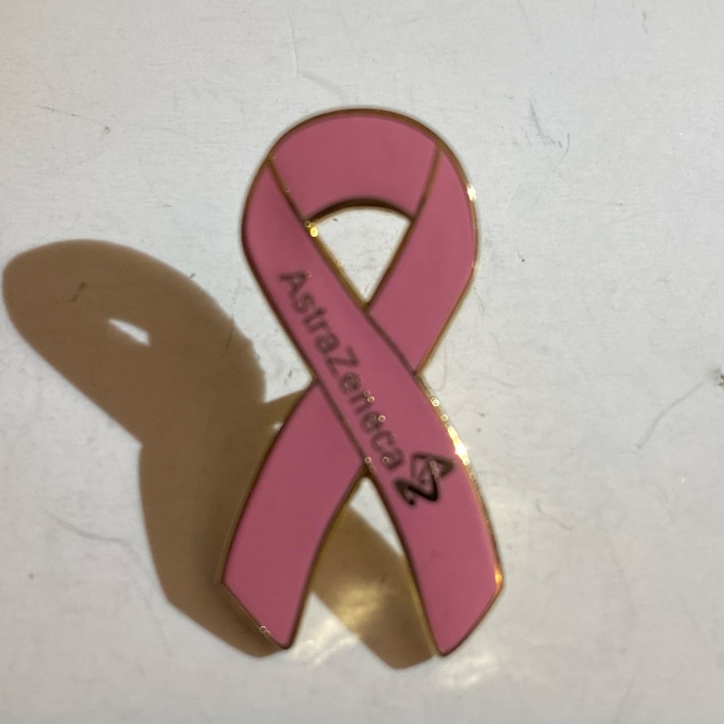 Astra Zeneca Pink Ribbon Pin